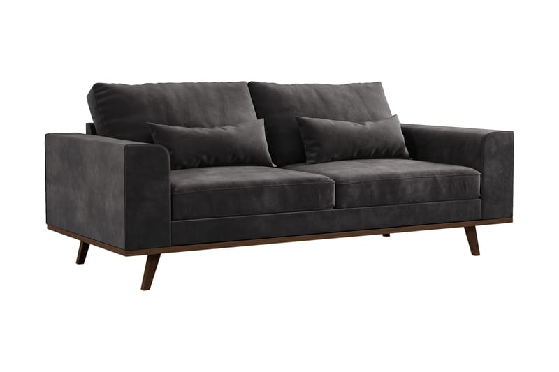 Copenhagen 2-seters Sofa Lin - Mørkegrå - Møbler - Sofaer - 2 seter sofa