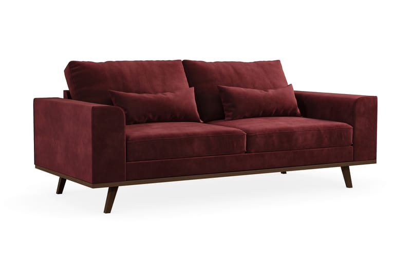 Copenhagen 2-seters Sofa Lin - Rød - Møbler - Sofaer - 2 seter sofa