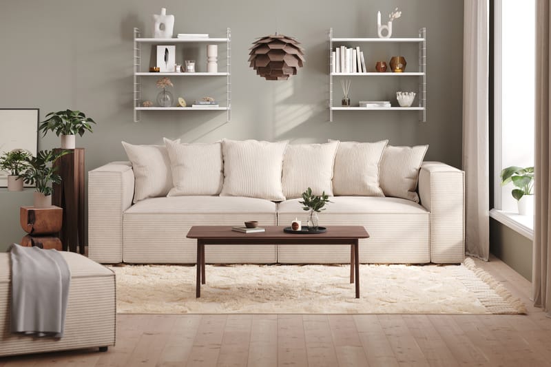 Cubo Høyremodul 120 cm - Beige - 2 seter sofa