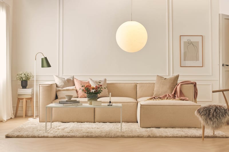 Cubo Venstremodul 120 cm - Beige - Møbler - Sofaer - 2 seter sofa