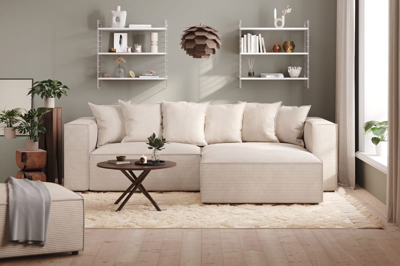 Cubo Venstremodul 120 cm - Beige - Møbler - Sofaer - 2 seter sofa