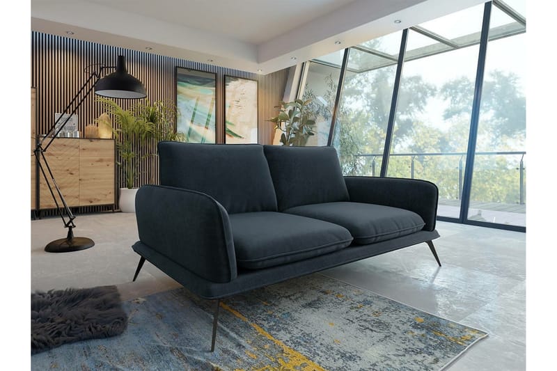 Graystone 2-seters Sofa - Svart - Møbler - Sofaer - 2 seter sofa