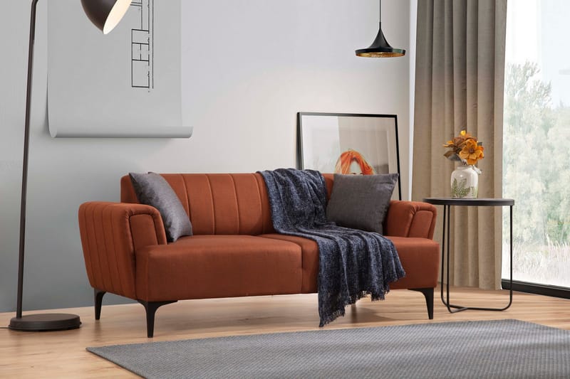 Lilesville 3-seter Sofa - Rød - Møbler - Sofaer - 2 seter sofa