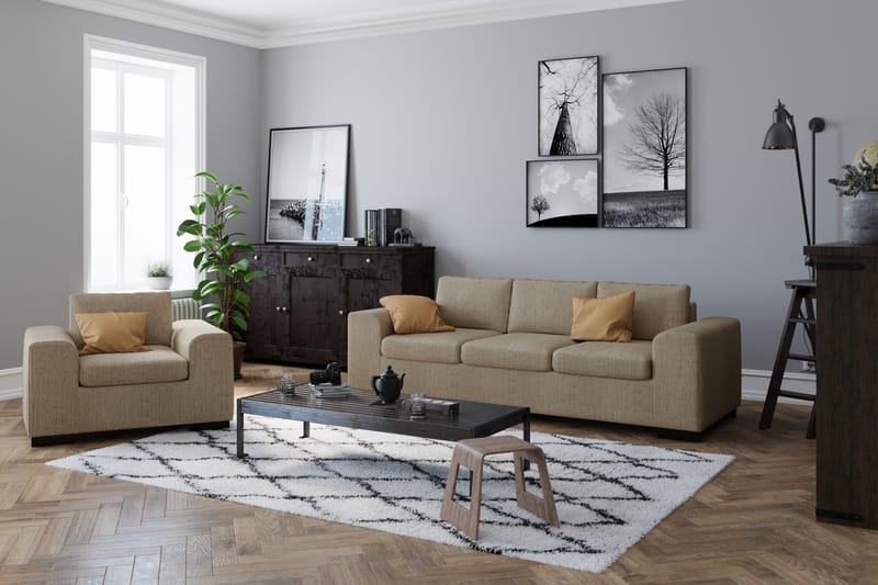 Link 2-seters Sofa - Beige - Møbler - Sofaer - 2 seter sofa