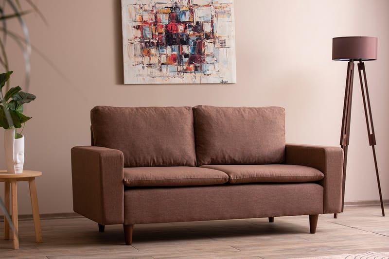 Lungo Sofa 2-seter - Lys brun - Møbler - Sofaer - 2 seter sofa