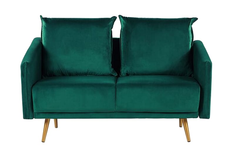 Maurana 2-seters Sofa - Fløyel/Grønn - Møbler - Sofaer - 2 seter sofa