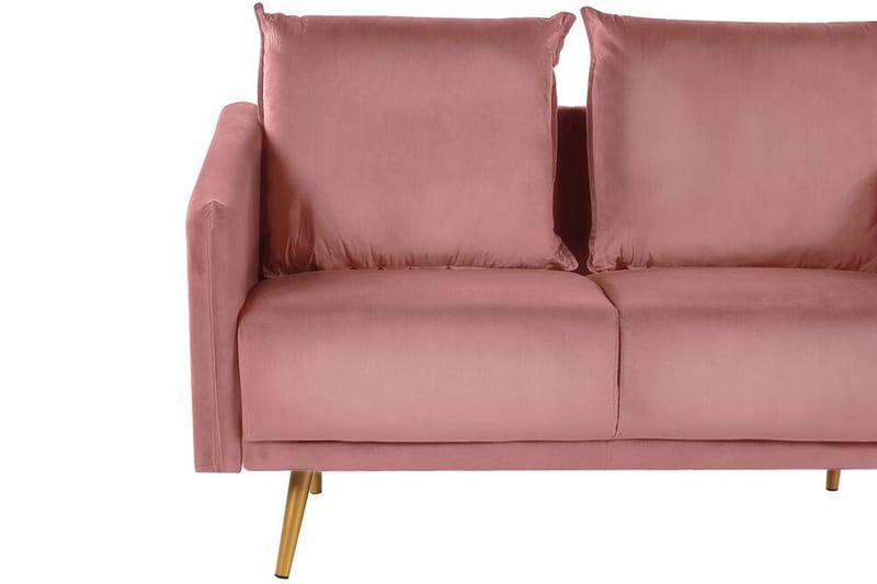 Maurana 2-seters Sofa - Fløyel/Rosa - Møbler - Sofaer - 2 seter sofa