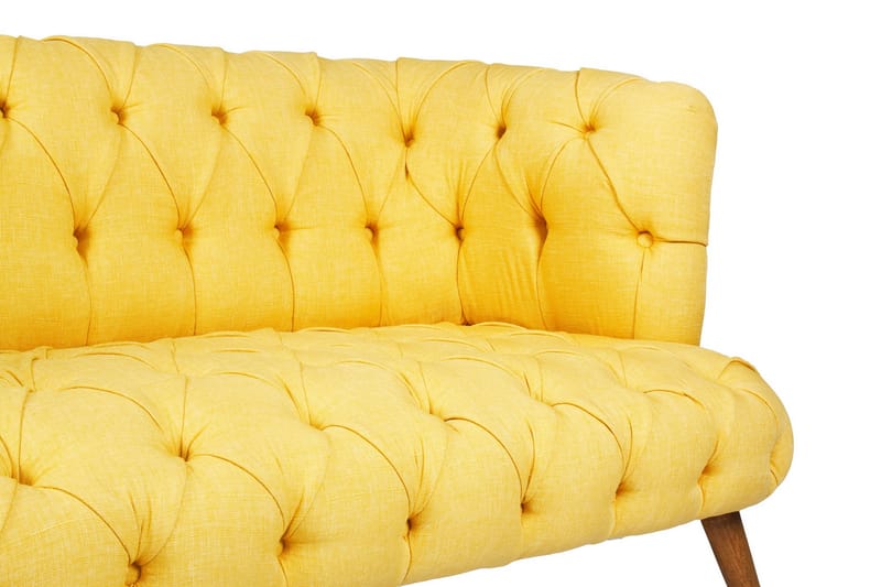 Monroew 2-seters Sofa - Gul/Natur - Møbler - Sofaer - 2 seter sofa