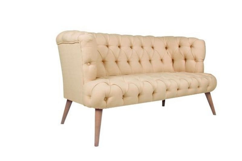 Monroew 2-seters Sofa - Kremhvit/Natur - Møbler - Sofaer - 2 seter sofa