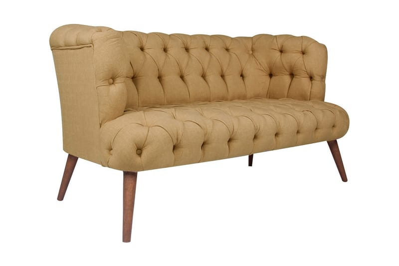 Monroew 2-seters Sofa - Lysebrun/Natur - Møbler - Sofaer - 2 seter sofa