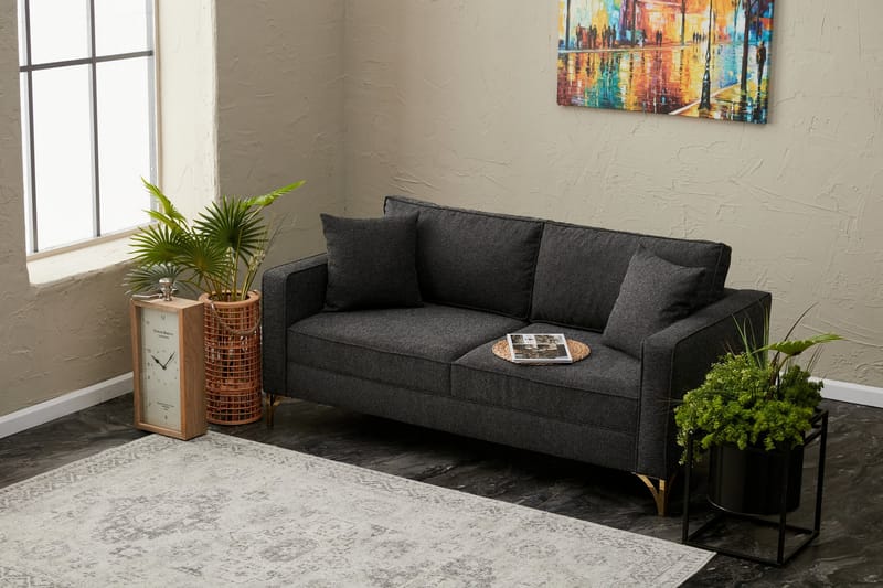 Retzow Sofa 2-seter - Antrasitt - Møbler - Sofaer - 2 seter sofa