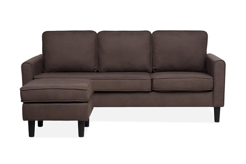 Avesta Sofa 2-4 Sete Med Fotskammel - Brun - Møbler - Sofaer - Sofa 3 seter