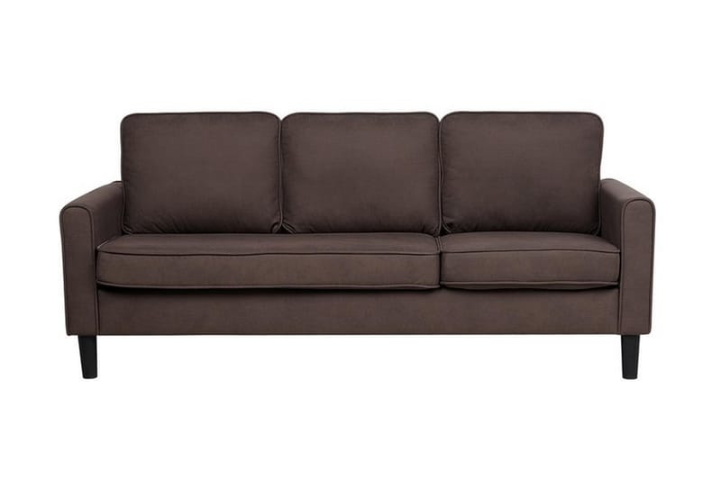 Avesta Sofa 2-4 Sete Med Fotskammel - Brun - Møbler - Sofaer - Sofa 3 seter