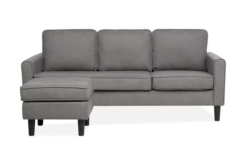 Avesta Sofa 2-4 Sete Med Fotskammel - Grå - Møbler - Sofaer - Sofa 3 seter