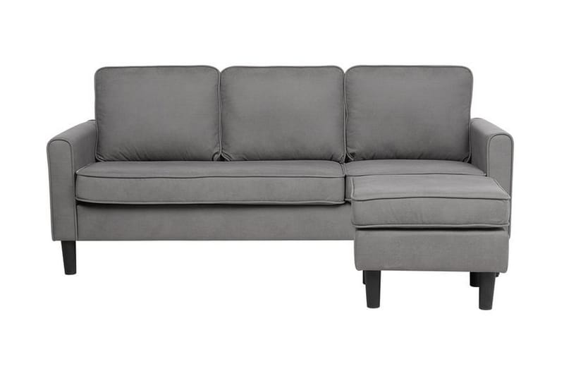 Avesta Sofa 2-4 Sete Med Fotskammel - Grå - Møbler - Sofaer - Sofa 3 seter