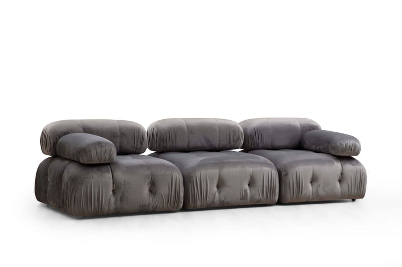 Bengul Boblende Sofa 3-seter - Grå - Møbler - Sofaer - Sofa 3 seter