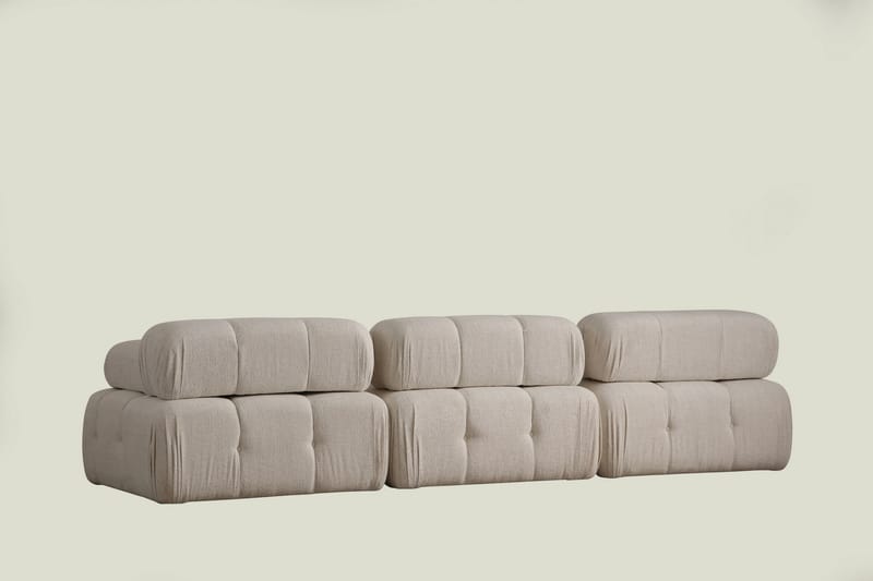 Bengul Boblet Sofa 3-seters 315 cm bred - Lys beige / Beige - Møbler - Sofaer - Sofa 3 seter