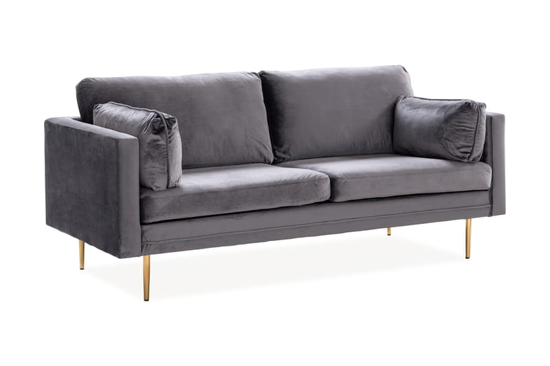 Bloom 3-seter Sofa - Grå - Møbler - Sofaer - Sofa 3 seter