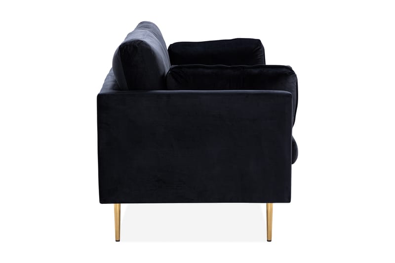 Bloom 3-seter Sofa - Svart - Møbler - Sofaer - Sofa 3 seter