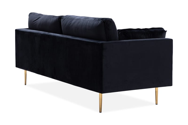 Bloom 3-seter Sofa - Svart - Møbler - Sofaer - Sofa 3 seter