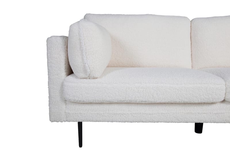 Boom 3-seter Sofa Teddystoff - Hvit - Møbler - Sofaer - Sofa 3 seter