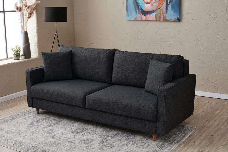 Braneles Sofa 3-seter - Antrasitt - Møbler - Sofaer - Sofa 3 seter