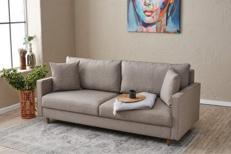 Braneles Sofa 3-seter - Beige - Møbler - Sofaer - Sofa 3 seter