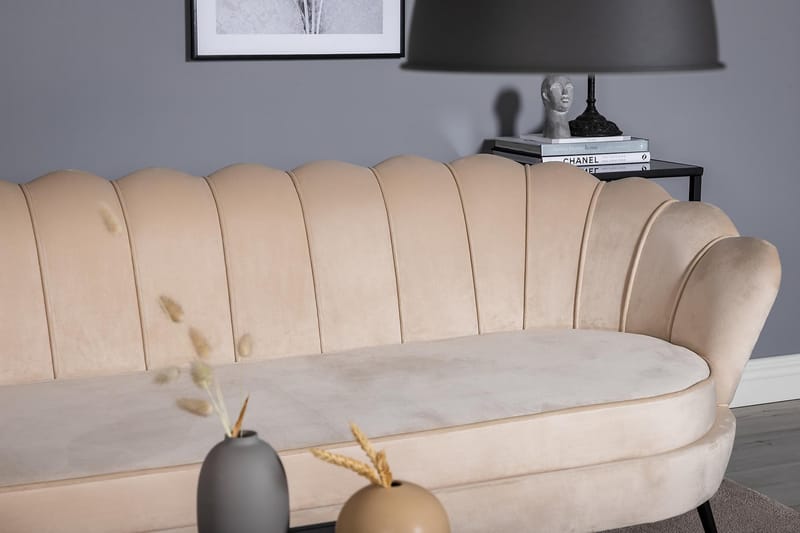 Calais 3-seters Sofa - Beige - Møbler - Sofaer - Sofa 3 seter