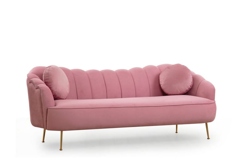 Caraquet Sofa 3-seter - Rosa - Møbler - Sofaer - Sofa 3 seter