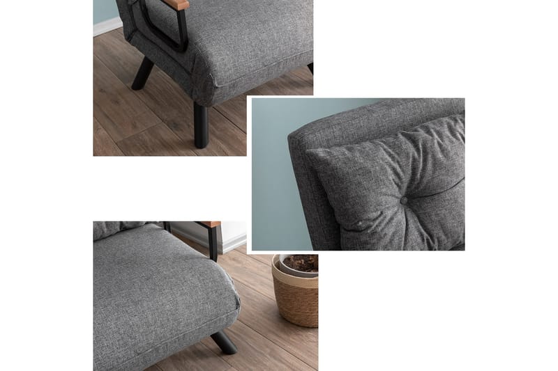 Caseira Sofa - Antrasitt - Møbler - Sofaer - Sofa 3 seter