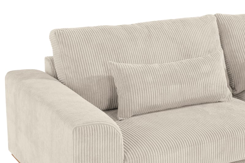 Copenhagen 3-seters Manchester Sofa 223 cm - Beige / Lys - Møbler - Sofaer - Sofa 3 seter