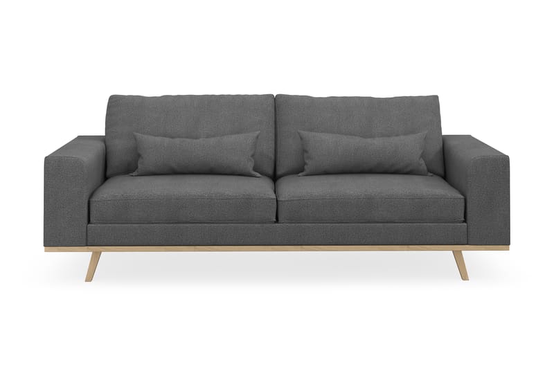 Copenhagen 3-seters Sofa Lin - Grå - Møbler - Sofaer - Sofa 3 seter