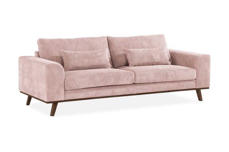 Copenhagen 3-seters Sofa Lin - Lyserød - Møbler - Sofaer - Sofa 3 seter