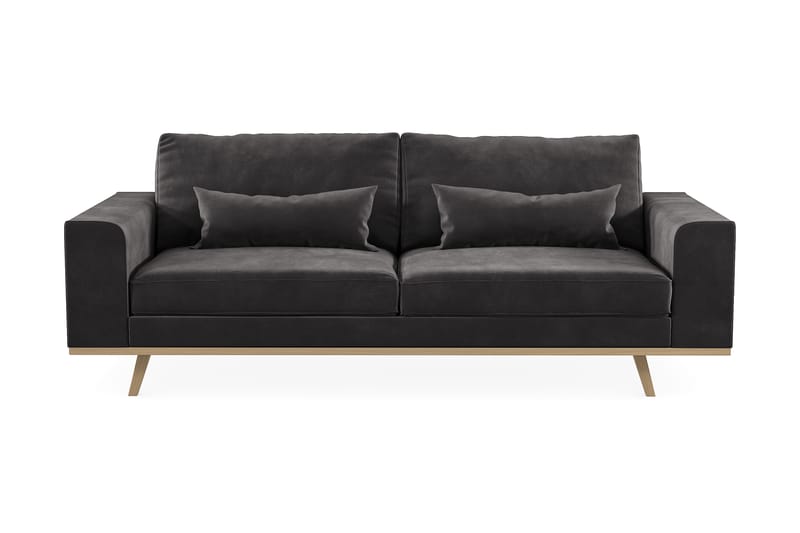 Copenhagen 3-seters Sofa Lin - Mørkegrå - Møbler - Sofaer - Sofa 3 seter