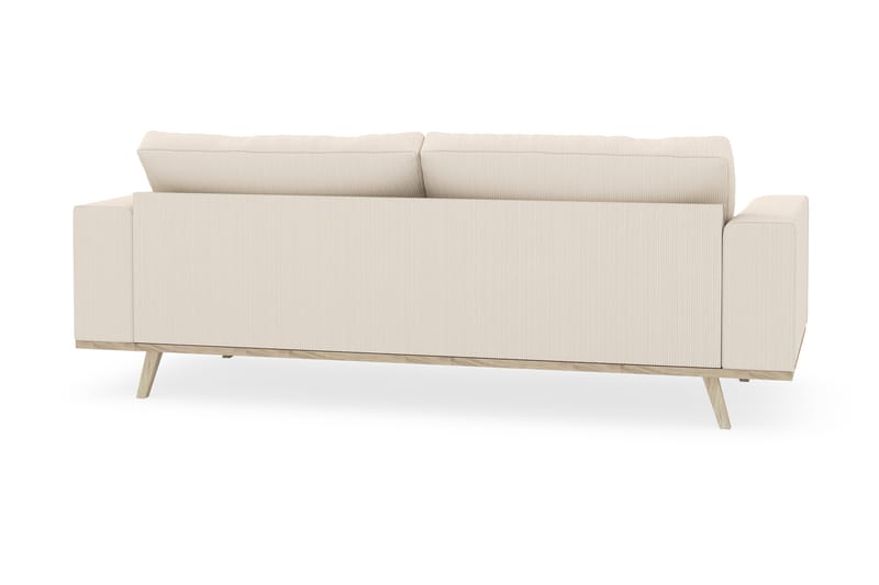 Copenhagen 3-seters Sofa Lin - Skinnsofaer - Fløyel sofaer - Sofa 3 seter - 4 seter sofa - Sofaer - 2 seter sofa