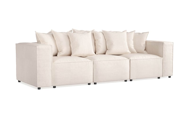 Cubo Dyp Sofa 3-seter 296 cm Bred - Beige - Møbler - Sofaer - Sofa 3 seter