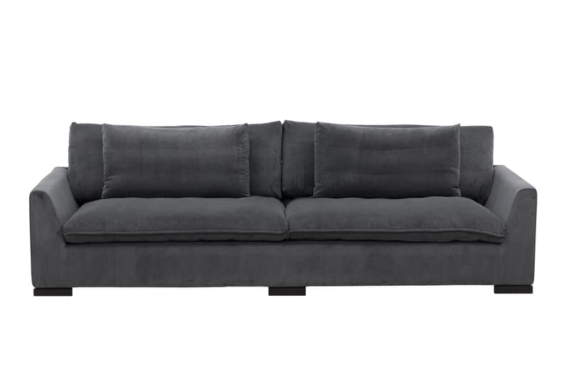 Durham 3-seters Sofa - Mørkegrå Manchester - Møbler - Sofaer - Sofa 3 seter