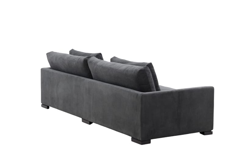 Durham 3-seters Sofa - Mørkegrå Manchester - Møbler - Sofaer - Sofa 3 seter