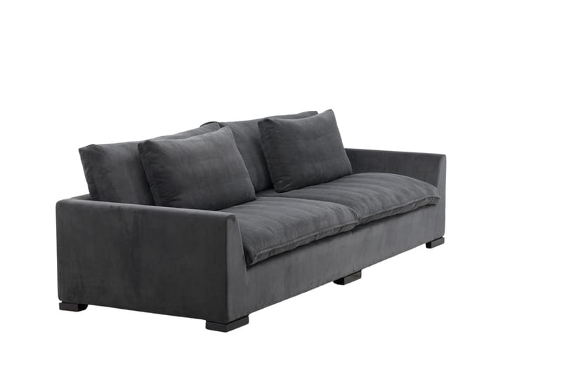 Durham 3-seters Sofa - Mørkegrå Manchester - Møbler - Sofaer - Sofa 3 seter