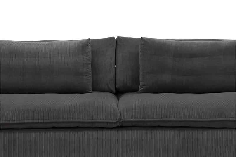 Durham 3-seters Sofa - Mørkegrå Manchester - Møbler - Sofaer - Sofa 3 seter