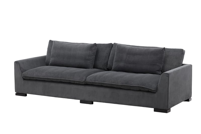 Durham 3-seters Sofa - Mørkegrå Manchester - Møbler - Sofaer - Sofa 3 seter