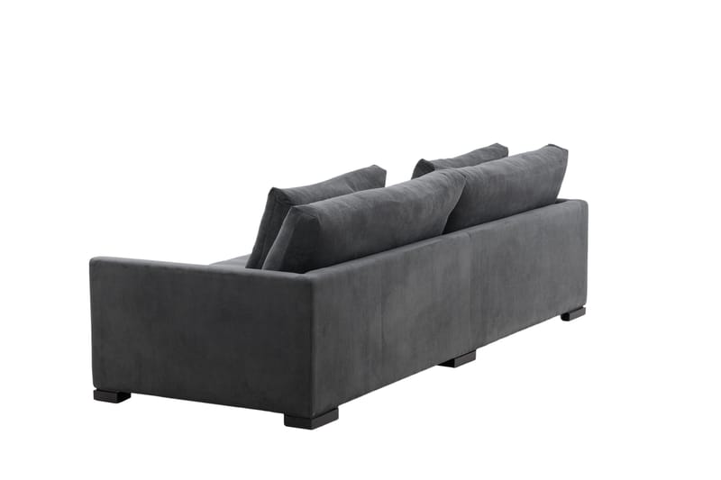 Durham 3-seters Sofa - Mørkegrå Manchester - Møbler - Sofaer - Sofa 3 seter