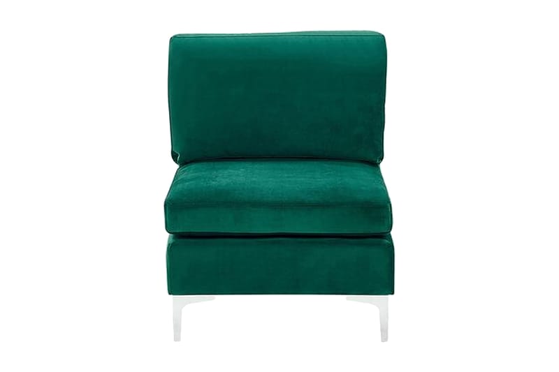 Evja 3-seters Sofa - Fløyel/Grønn - Møbler - Sofaer - Sofa 3 seter