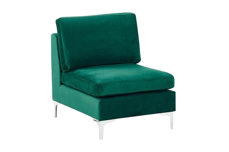 Evja 3-seters Sofa - Fløyel/Grønn - Møbler - Sofaer - Sofa 3 seter