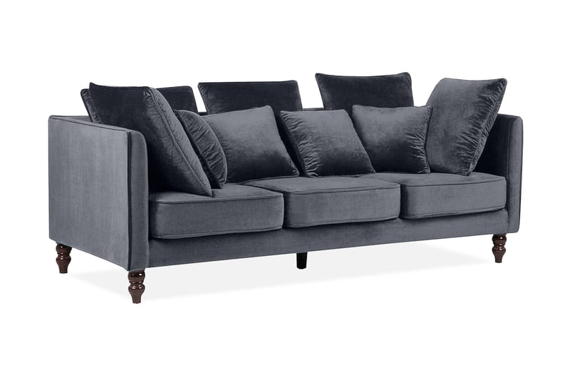 Fenstad Sofa 3-seter - Grå - Møbler - Sofaer - Sofa 3 seter