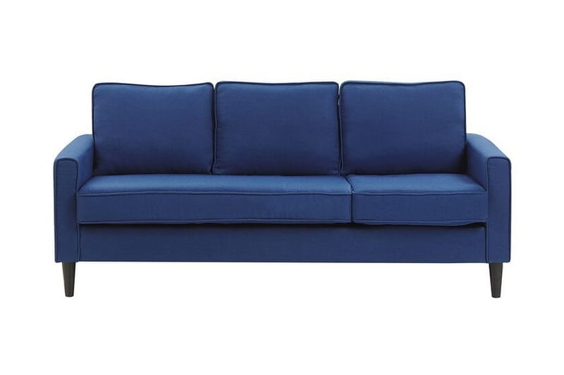 Fuimaono Sofa med Fotskammel - Blå - Møbler - Sofaer - Sofa 3 seter