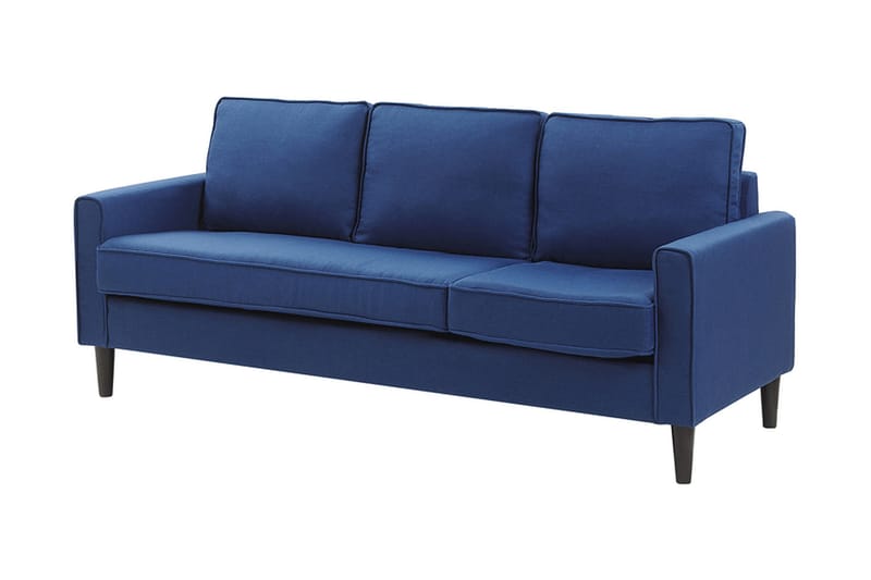 Fuimaono Sofa med Fotskammel - Blå - Møbler - Sofaer - Sofa 3 seter