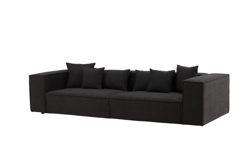 Gillholmen Sofa 3-seter - Svart/Mørkegrå - Møbler - Sofaer - Sofa 3 seter