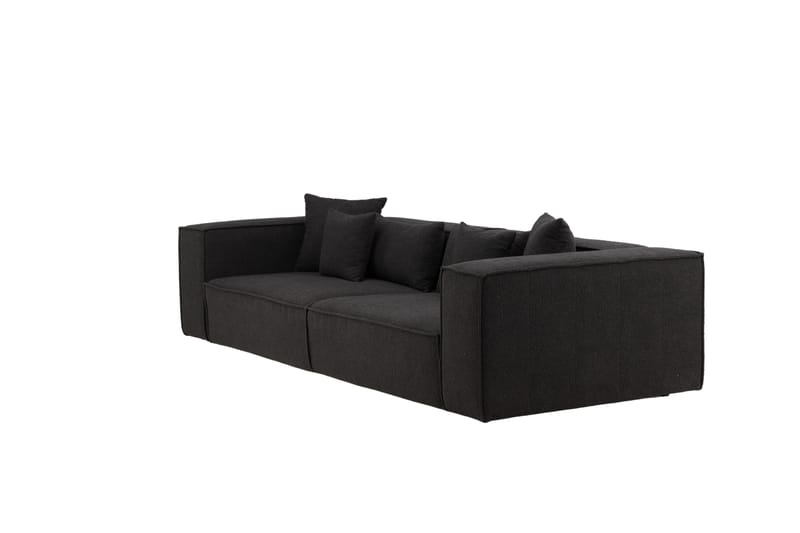 Gillholmen Sofa 3-seter - Svart/Mørkegrå - Møbler - Sofaer - Sofa 3 seter