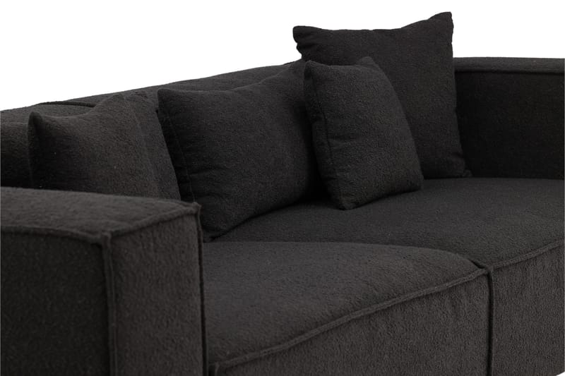 Gillholmen Sofa 3-seter - Svart/Mørkegrå - Møbler - Sofaer - Sofa 3 seter